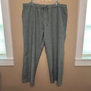 Liz Claiborne Women’s Green Wide Leg Linen Blend Pants Size XXL